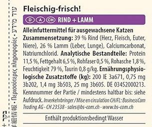 6 x 400g animonda Carny Adult Katzenfutter, Rind + Lamm für 8,59€ (statt 13€)