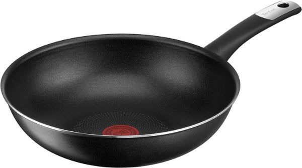 Tefal C38819 Hard Titanium Essential Wokpfanne, 28 cm für 29,99€ (statt 36€)