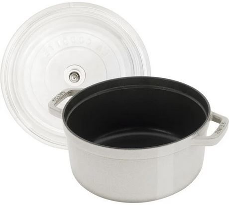 Staub La Cocotte aus Gusseisen mit Glasdeckel, 24 cm für 99,95€ (statt 149€)