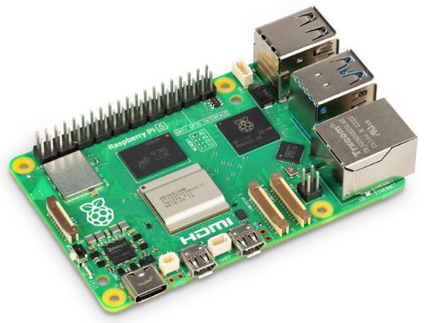 Raspberry Pi 5 B, 4x 2,4 GHz, 4 GB RAM, WLAN/ BT für 74,45€ (statt 99€)