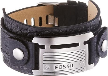 Fossil JF84816 ID Lederarmband für 18,99€ (statt 27€)