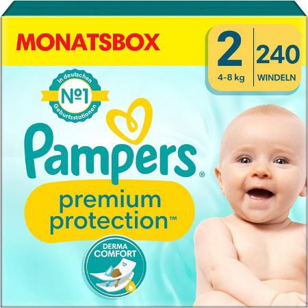 Amazon: Günstige Pampers Premium Protection Windeln