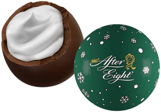 15er Pack After Eight Weihnachtskugeln (15 x 91g) ab 26,32€ (statt 40€)