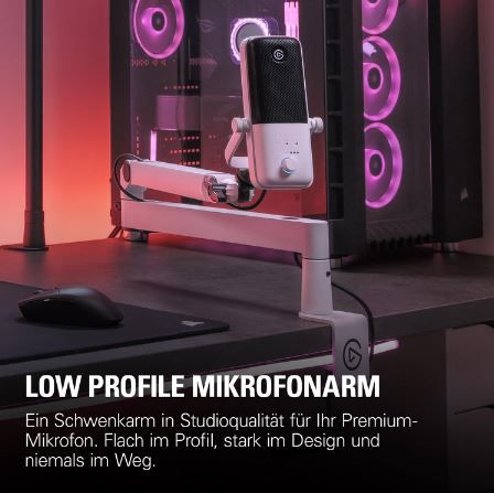 Elgato Wave Mic Arm LP White Mikrofonarm für 79,99€ (statt 94€)