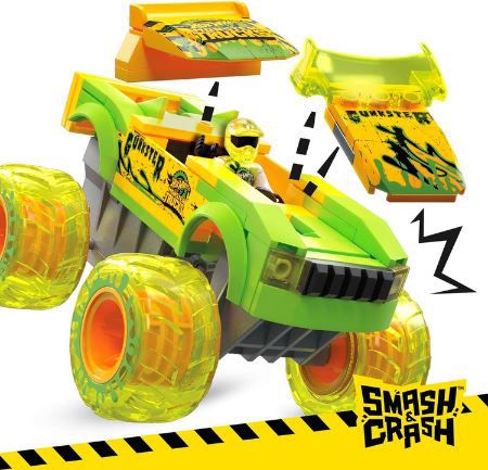 MEGA Hot Wheels Smash & Crash Gunkster Monster Truck für 14,99€ (statt 20€)