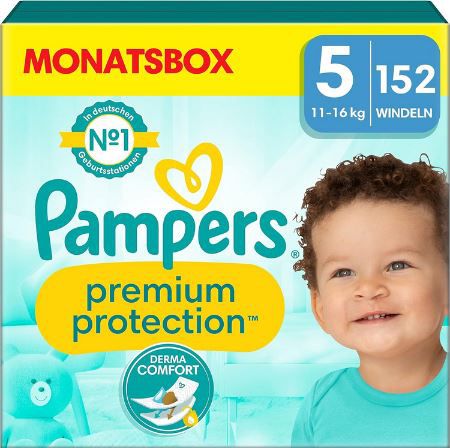 Amazon: Günstige Pampers Premium Protection Windeln