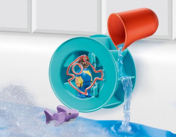 Playmobil 70636 1.2.3 Aqua Wasserwirbelrad mit Babyhai für 5,99€ (statt 9€)