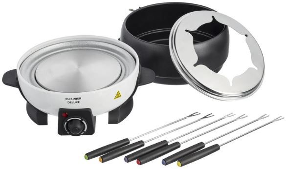 Cuisinier Deluxe Fondue Set mit 6 Edelstahlgabeln für 25,94€ (statt 34€)