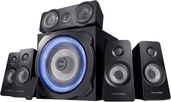 Trust Gaming GXT 658 Tytan 5.1 PC Lautsprecher mit Subwoofer für 84,99€ (statt 110€)