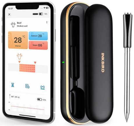 Inkbird INT 11P B Kabelloses Fleischthermometer mit Bluetooth für 51,26€ (statt 63€)