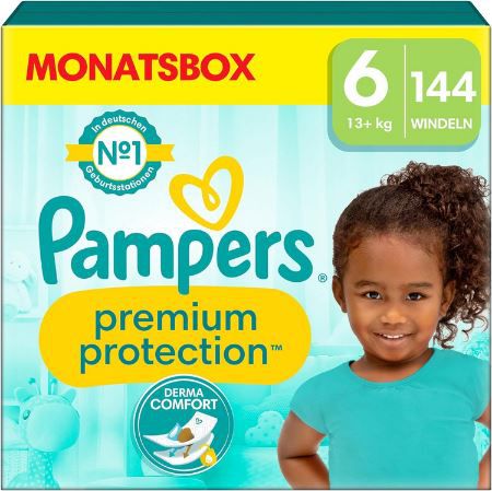 Amazon: Günstige Pampers Premium Protection Windeln