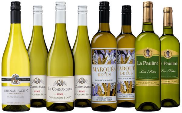 8 Flaschen Weißwein im Sauvignon Blanc Weinpaket für 32,99€ (statt 68€)