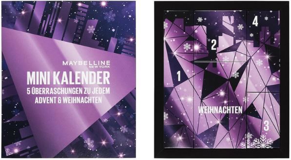 Maybelline New York Mini Adventskalender 2023 für 7,50€ (statt 15€)