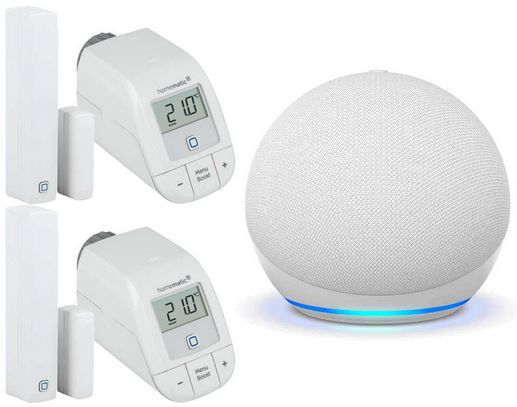 🔥 2er Pack Homematic IP Set Heizen Set + Echo Dot Gen. 5 für 99,95€ (statt 177€)