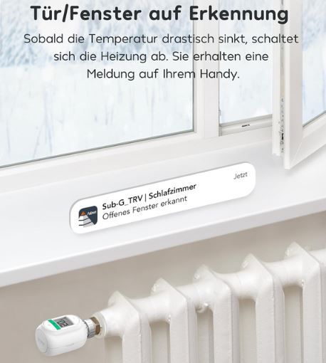 Winees Smartes Heizkörperthermostat + SubG Hub für 60,79€ (statt 80€)