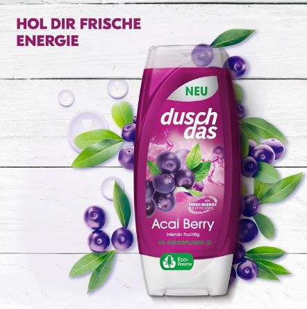 6er Pack Duschdas Acai Berry Duschgel, je 225 ml ab 5,64€ (statt 9€)
