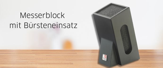 Richardson Sheffield Messerblock mit Borsten Einsatz für 26,99€ (statt 39€)