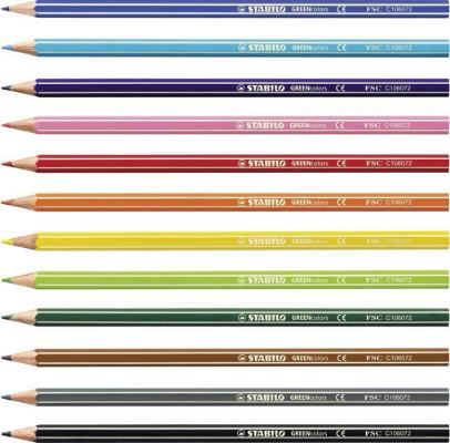 12er Pack Stabilo GREENcolors Buntstifte für 2,51€ (statt 3,49€)