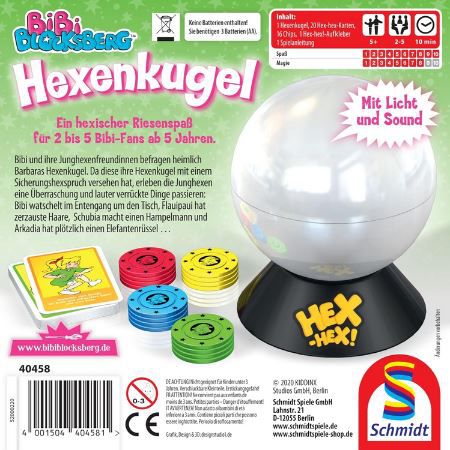 Schmidt Spiele Bibi Blocksberg Hexenkugel, Kinderspiel für 16,99€ (statt 21€)