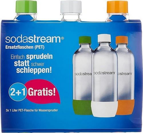 3er Pack SodaStream Pet Flaschen Aktions Set, 1L für 8,50€ (statt 17€)