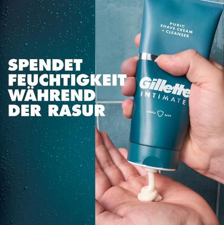 Gillette Intimate Intimpflege 2 in 1 Rasier  und Duschcreme ab 5,75€ (statt 8€)