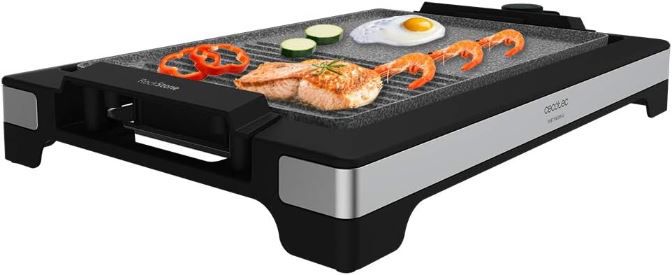 Cecotec Tasty&Grill 2000 InoxStone Grillplatte mit 2.000W für 33,90€ (statt 48€)