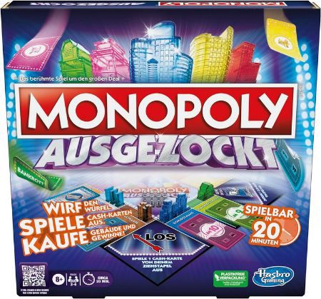 Monopoly Ausgezockt Brettspiel für 13,39€ (statt 21€)