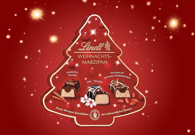 Lindt Weihnachts Marzipan Selection Pralinen, 175g für 8,49€ (statt 16€)