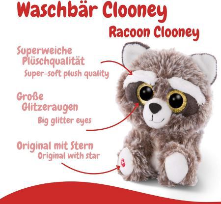 Nici 46621 Glubschis Waschbär Clooney für 6,20€ (statt 10€)