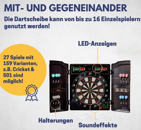 Best Sporting Oxford Evolution Dartscheibe mit Zubehör für 98,95€ (statt 110€)