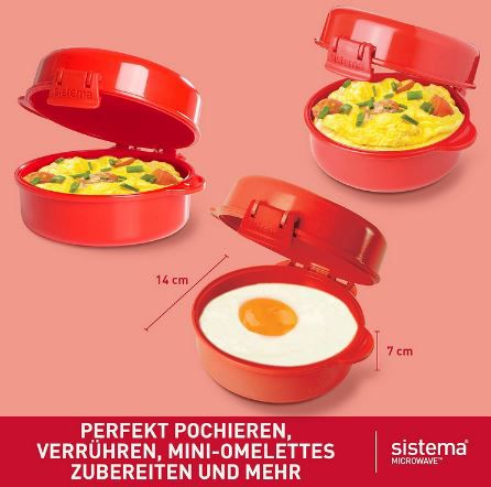 Sistema Easy Eggs Mikrowellen Eierkocher für 6,29€ (statt 11€)