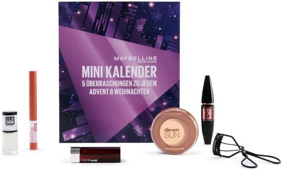 Maybelline New York Mini Adventskalender 2023 für 7,50€ (statt 15€)