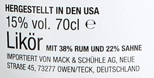 Rumchata Rum Cream Likör, 0,7L, 15% ab 11,76€ (statt 18€)