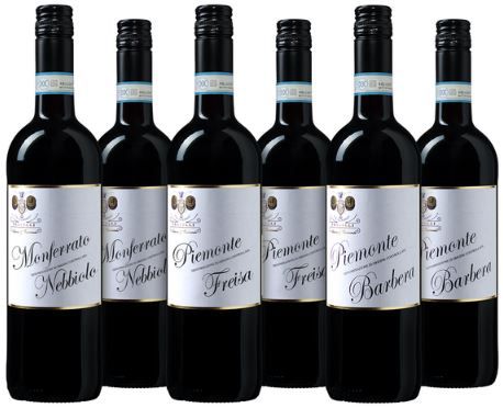 6 Flaschen Fratelli A&R Piemonte Collection für 34,99€ (statt 65€)