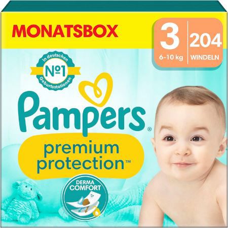 Amazon: Günstige Pampers Premium Protection Windeln
