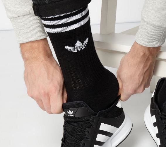 3er Pack adidas Originals Socken mit Label Print für 9,99€ (statt 16€)