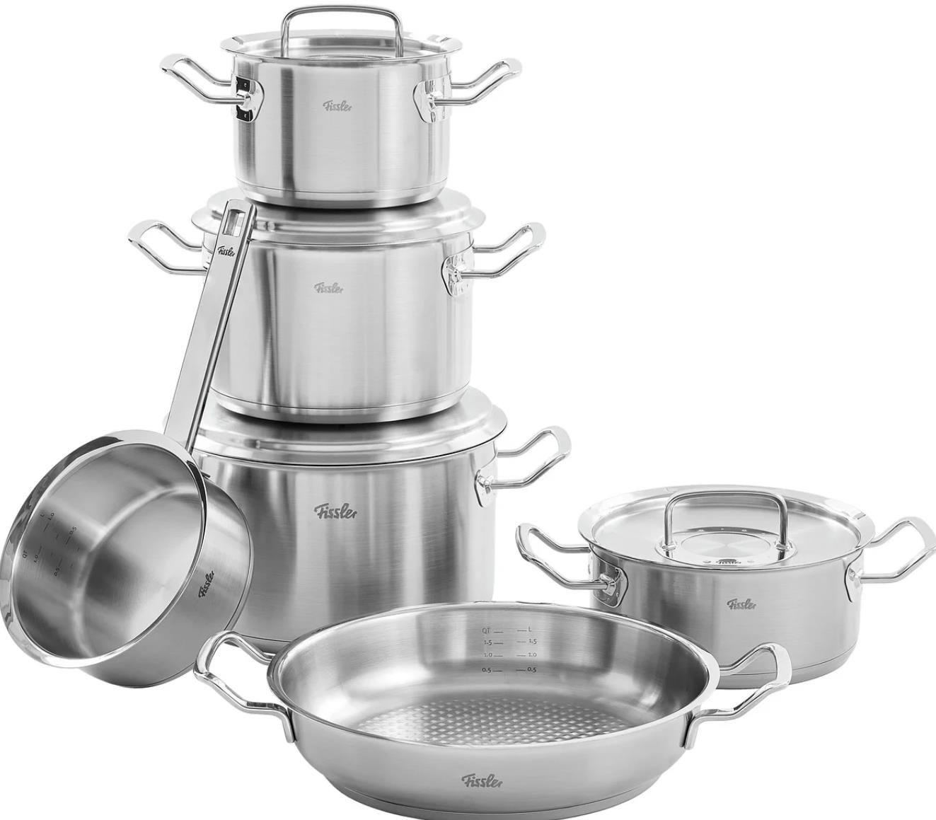 552€) 6-teilig (statt für Topfset Fissler Profi Collection 475,94€ Original