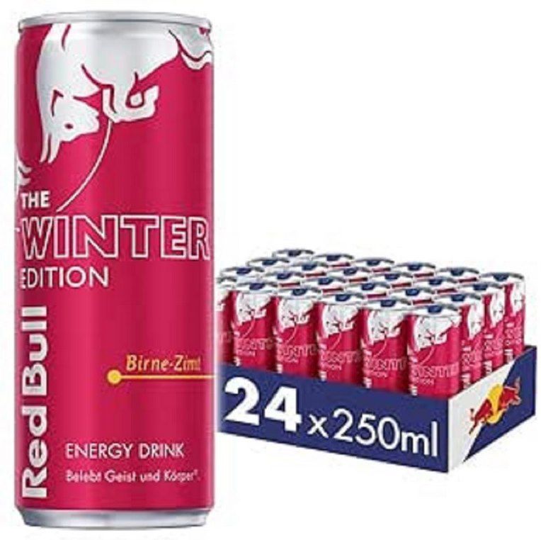 24x Red Bull Winter Edition Birne Zimt (0,25L) für 17,56€ (statt 28€)