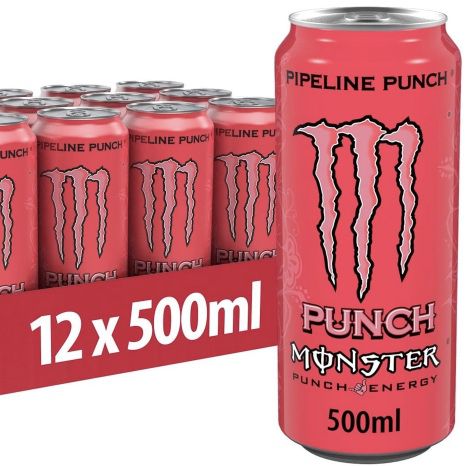 🍊 12x Monster Energy Pipeline Punsch Maracuja, Orange & Guave für 11,80€ (statt 18€)