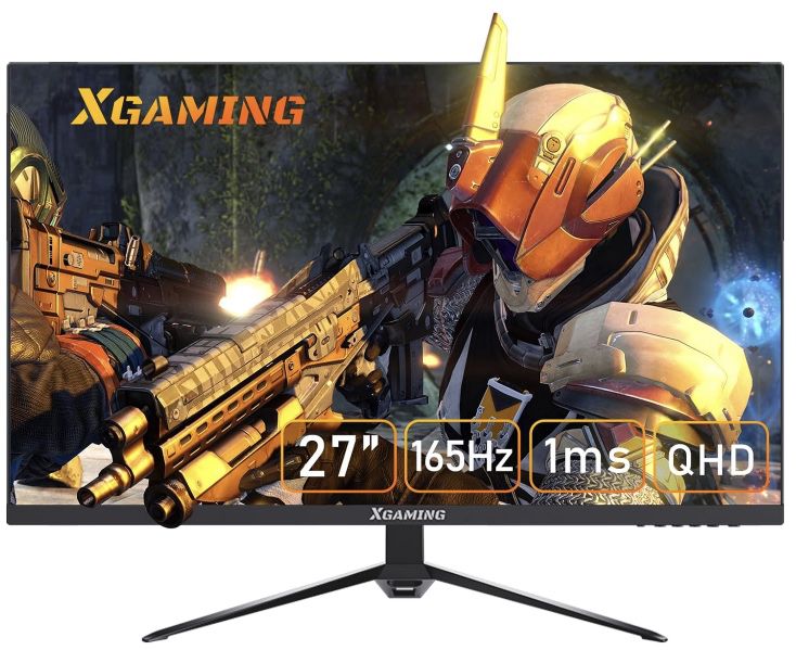 XGaming 27 Zoll QHD Gaming Monitor mit 165Hz für 155,99€ (statt 240€)