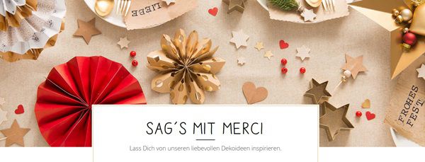 Gratis: Bastel  und Dekoideen für Weihnachten von merci