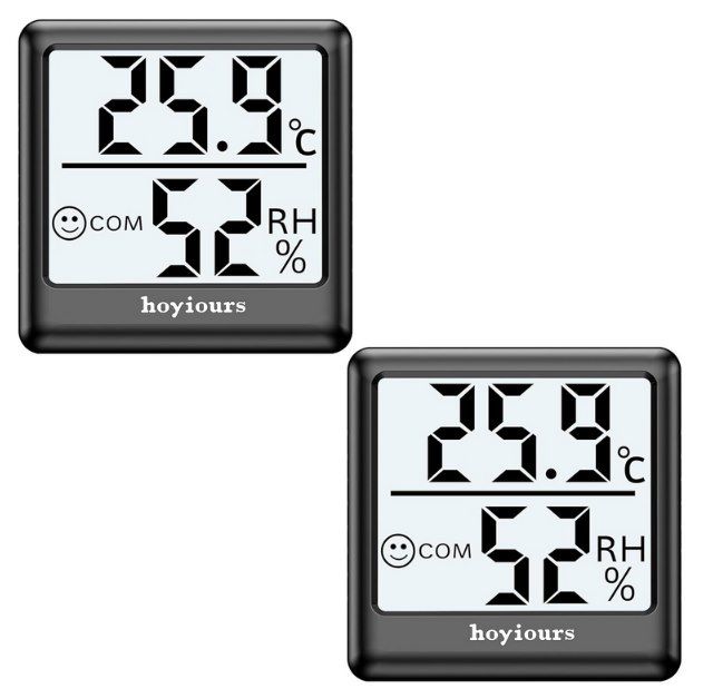 🌡️ 2x hoyiours Digital Innen Thermo- & Hygrometer für 5,49€ (statt 10€) 🌡️ 2x hoyiours Digital Innen Thermo & Hygrometer für 5,49€ (statt 10€)