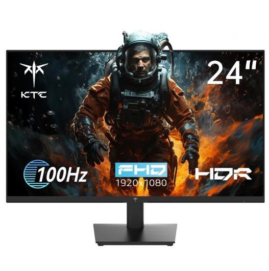 KTC H24V13 23,8 Zoll Gaming Monitor, 100Hz & 1920×1080 für 89,99€ (statt 100€)