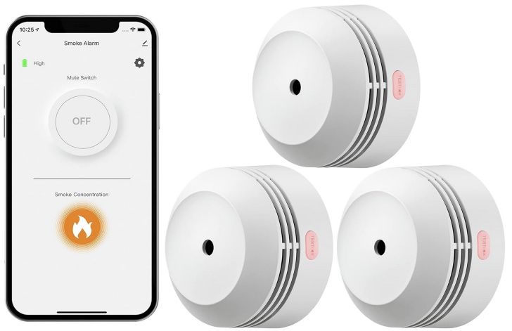 3x AEGISLINK WLAN Rauchmelder mit App Anbindung für 53,99€ (statt 100€)