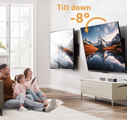 Perlegear TV Wandhalterung bis 82 Zoll & max 60kg für 13,31€ (statt 20€)