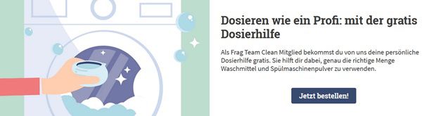 Frag Team Clean: Henkel Dosierhilfe kostenlos