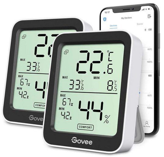 2x Govee H5075 Thermo  & Hygrometer für 22,49€ (statt 30€)