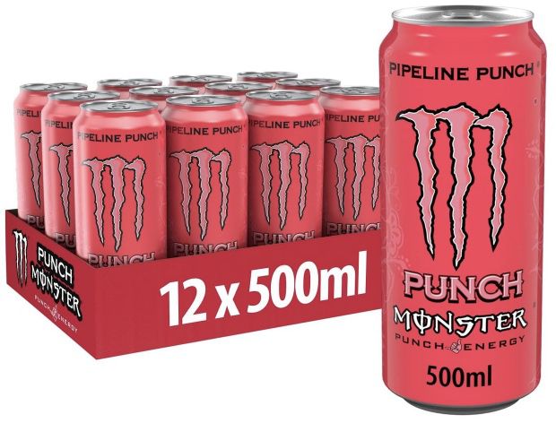 12x Monster Energy Pipeline Punsch Maracuja, Orange & Guave für 8,67€ (statt 18€) + Pfand
