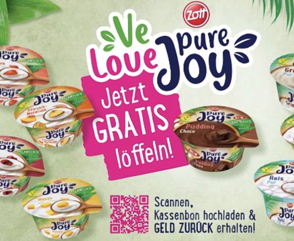 Zott Pure Joy gratis ausprobieren