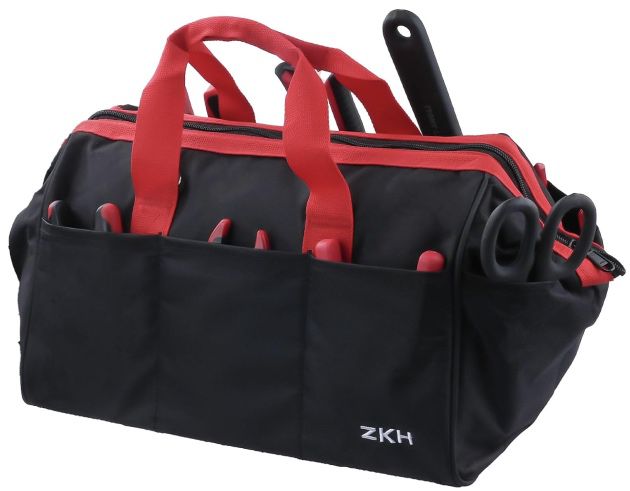ZKH kleine Werkzeugtasche mit 14 Taschen für 13,49€ (statt 27€)